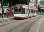 dortmund-auch-die-niederflurwagen TW 20 an der Haltestelle Wittenerstra�e unterwegs als Linie U44 nach Marten am 17.05.09