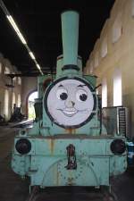 Sonstige Bei den Kindern hei�geliebt: 88 7306 'Schaidt', von den Kids liebevoll 'Schmunzel-Lok' getauft. (Neustadt/Weinstrasse, Mai 2009).
