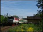 BR 749 749 244-0 mit R 1244 nach Budweis bei Pribram vom 17.05.2009