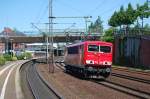 155 117-5 am 23.5.2009 Lz durch HH-Harburg  ...
