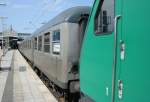 Die 145-CL 003 mit Silberlingen am 24.05.2009 in D�sseldorf Flughafen ...