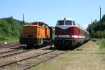 106 992-1 und 118 776-4 waren 2 der Ausstellungsst�cke anl�sslich ...