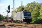 guterzuge 185 567-5 (CFL Cargo) f�hrt am 22. Mai 2009 um 19:19 Uhr mit einem GZ durch Duisburg Obermeiderich