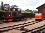 217-117 und NSB 58-305 der Hamar Norsk Jerbanemuseum in Hamar ...