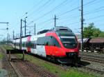 4024 013-7 erreicht als REX3017 den Bhf.Marchtrenk;090525  ...