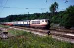 BR 103 103 157  bei M�hren  06.08.88