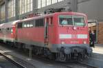 BR 111 Lokportraits Das 2. Bild meines 111 gepr�gten Tages (26.5.2009) zeigt 111 019-6 in M�nchen Hbf.