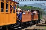 Sonstige Dampfloktreffen Goldau 24.Mai 2009. Freudige Erwartung in der 3. Klasse auf die Pendelfahrt nach Immensee. Hoffentlich gibt es keinen Sonnenbrand.