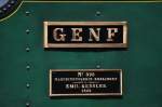 GENF Damfloktreffen Goldau 24.Mai 2009. Kaum zu glauben, das Baujahr 1858. Und wenn man die alte Dampflok so ansieht, dann k�nnen es gut weitere 150 Jahre werden.