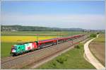 R�ckfahrt der Probefahrten mit dem Railjet am Brenner - 1216.004 ...