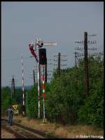 Sonstiges Am 21.05.2009 werden im letzten Bahnhof mit intakten Formsignalen auf der KBS200, auch in Tochovice Kreuze angebracht