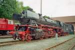 br-41-41-drg-dr-db-041--042-db Die �lgefeuerte 41 018 aus M�nchen steht bei der 160 Jahrfeier der Schiefen Ebene vor dem Rechteckschuppen des DDM.