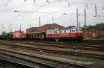 East-West-Railways 232 443-2  am 28.05.09 im DB Bahnhof Guben. 