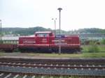 Rennsteigbahn GmbH Lok der Rennsteigbahn im Bahnhof Themar. 21.05.09