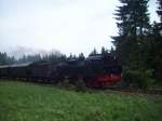 Rennsteigbahn GmbH Rennsteigbahn bei der Ausfahrt am Bahnhof Rennsteig.21.05.09