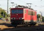 155 083-9 kommt im Alleingang aus Richtung Hamm gen Bielefeld ...