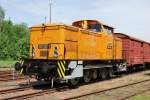 Die bestens gepflegte ehemalige Werklok des Trafo- und R�ntgenwerkes Dresden ...