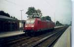 145 053 als Lz nach Mukran im Juni 2007 bei ...