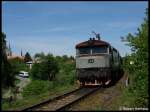 749 182-2 mit R 1248 nach Budweis in Tochovice am ...