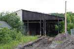 Am 27.05.09 stand die Wartungshalle ehemaligen BW Aue noch.  ...