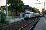 Das war knapp!! Fast h�tte mir der ICE nach Leipzig ...
