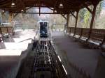 Die mordernsten Seilbahn Deutschlands f�hrt zur Station Molkenkur ein.Laut angabe ...
