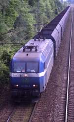 Re 481 Niag 14 mit kompletten Kohlezug in Duisburg