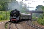BR 01 Bhf Michlau KBS 840/850 auf dem R�ckweg von Neuenmarkt. 30.05.2009