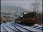 BR 753 Os 6608 mit 753 192 in Krizany am 03.01.2009
