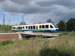 OLA 702 fährt über den Obotritenring in den Bf. Schwerin ... OLA 702 fährt über den Obotritenring in den Bf. Schwerin ...