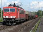 155 111-8 mit gem. GZ. Unna Bf. 28.05.2009.  ...