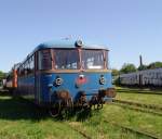 PEG-Zug nach Kyritz abgestellt in H�he Bahnhof Putlitz.(01.06.09)  ...