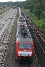 189 069 und eine weitere 189 am 25.5.09 in Duisburg-Entenfang ...