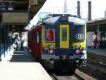 Bahnbildertreffen in Br�ssel am 30/05/2009. Auf der Anzeigentafel steht gross ...