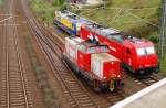 V 133 der Veolia rangiert am 05.05.09 in Bitterfeld und ... V 133 der Veolia rangiert am 05.05.09 in Bitterfeld und ...