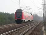 Ein Regionalzug zwischen Wuhlheide und Biesdorf am 25.03.05  ...