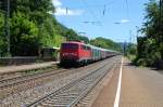 V�llig �berraschend kam dieser sch�ne Pilgerzug mit 110 200-3 �ber ...