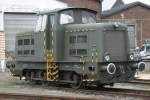 Eine Rangierlok im Betribswerk von Vossloh  ...