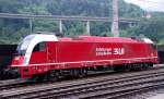 Am 02.Juni 2009 stand die 1216 940 der Salzburgerlokalbahn (SLB)in ...