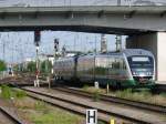 Die zwei neuen Triebwagen auf ihrem Weg nach Hof/Weiden! VT ...