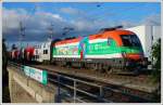 Die neueste Werbelok der �BB, 1116 007 (ex EM Griechenlandlok), ...