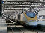 eurostar Wehe wenn sie losgelassen oder wenn ein Eurostar seinen K�fig verlassen darf, dann rennen die Fotografen zum anderen Bahnsteig. Die einen kommen rechtzeitig... 30.05.09 (Hans)