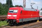 BR 101 Lokportraits 101 010-7 (DB) f�hrt am 1. Juni 2009 um 14:10 Uhr mit einem IC durch Bochum Ehrenfeld