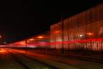 Stimmungsbilder Moderne. RE nach Kiel mit 30 sec. belichtet. 