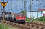 233 206 Abzwg. Srg in Stralsund am 04.06.09 in Richtung ...