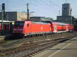 146 205 mit ihrem IRE nach Lindau Hbf �ber Ulm ...