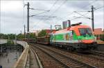 Wegen eines Blitzschlages in das Stellerk S��enbrunn wurden einige G�terz�ge ...