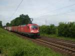 182 001 mit Container ...  Roland Vasel 06.06.2009