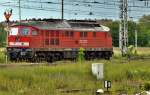 232 485 abgestellt im Stralsunder Hbf am 05.06.09  ...