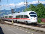 ICE-T braust durch Hohenems seinem noch weit entfernten Endbahnhof Wien-West ...
